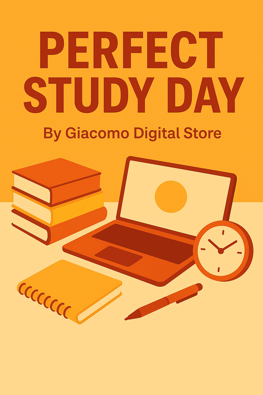 eBook for the Perfect Study Day (INCLUDES THE DIGITAL PLANNER FOR FREE)